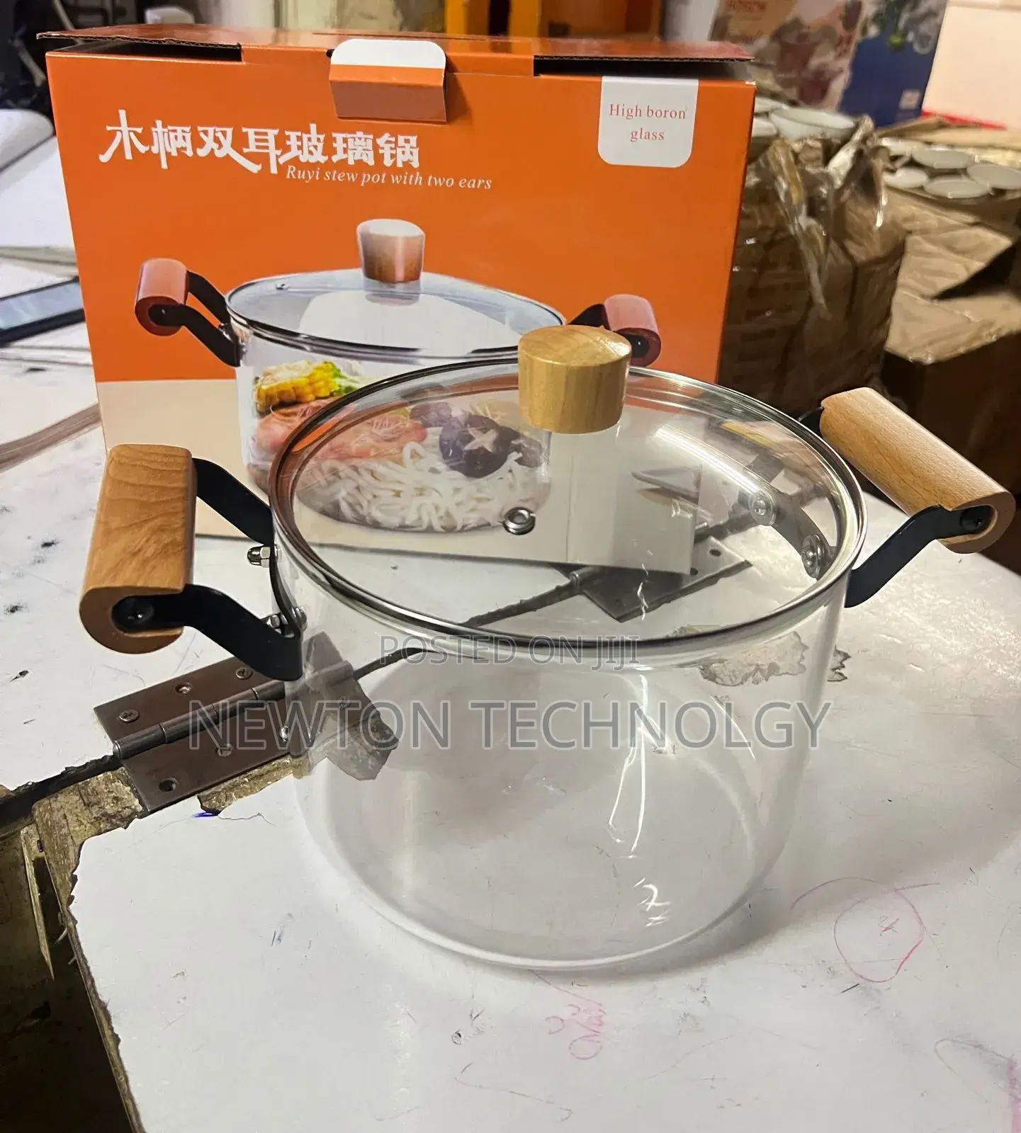 4.0 Glass Borosilicate Cooking Pot
