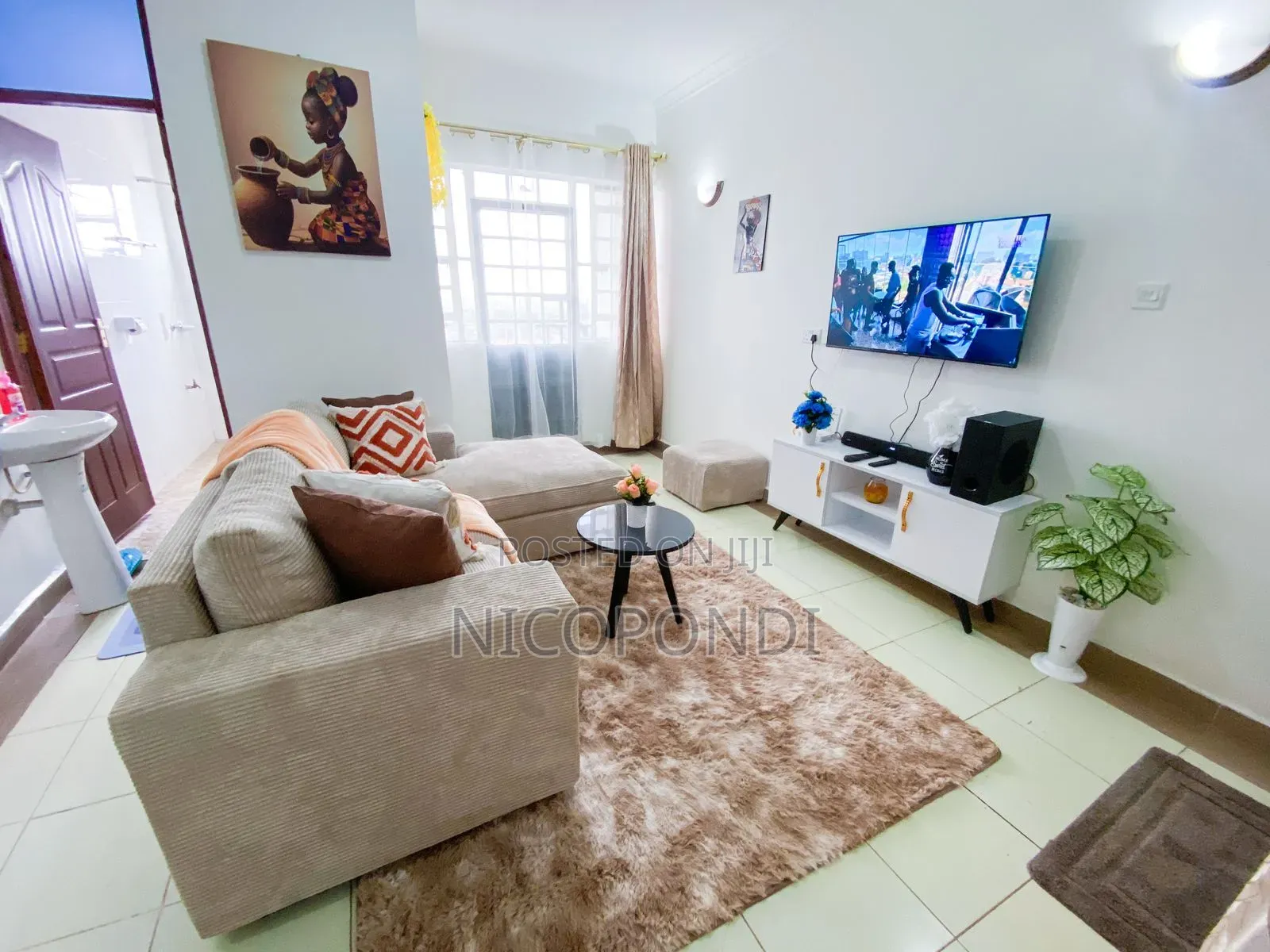 Furnished 1bdrm Apartment in Garden City, Thome for rent