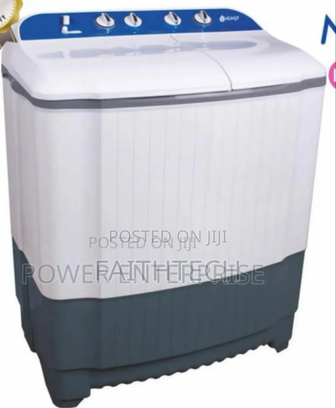 Nunix 10kgs Semi Auto Washing Machine