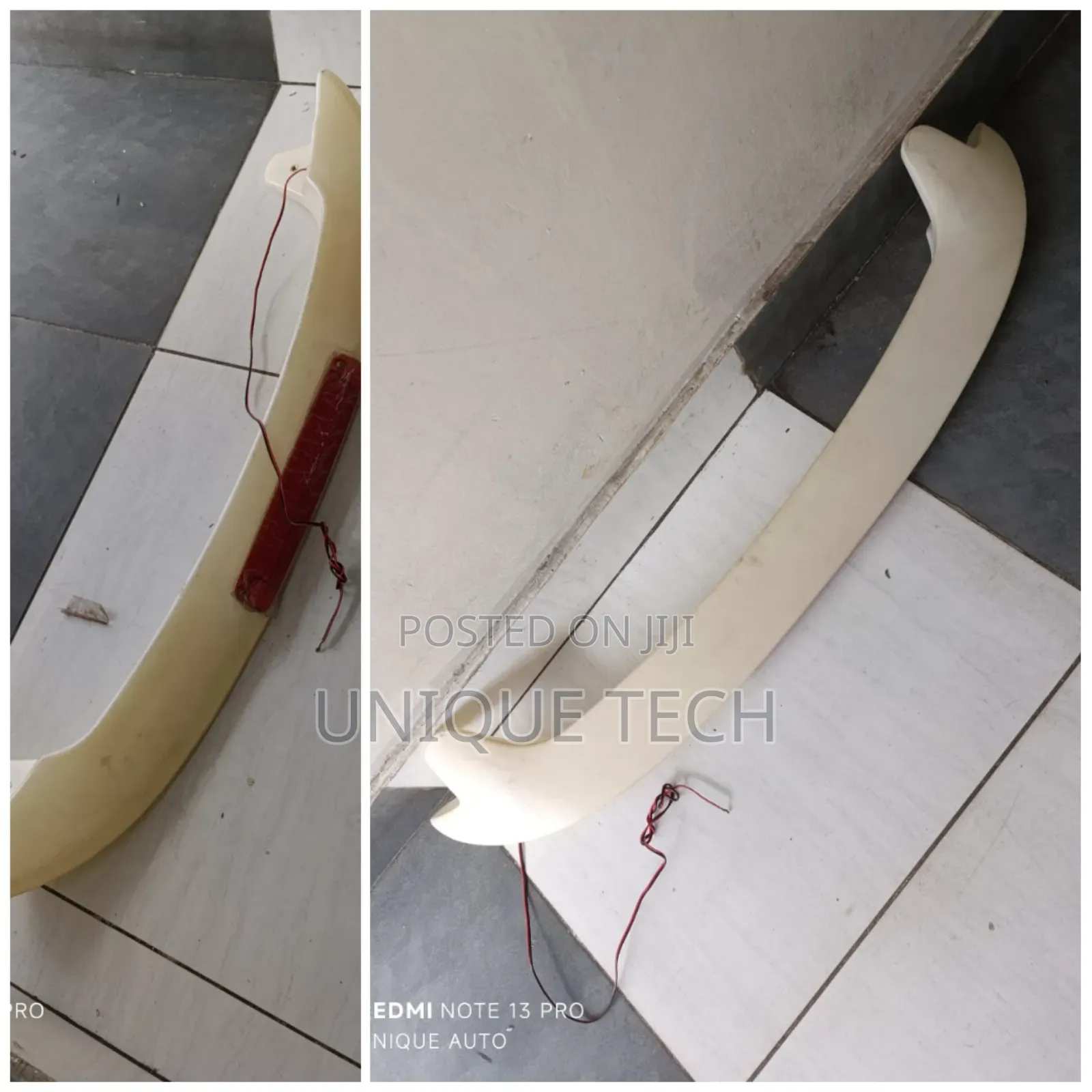 Vitz 1999 Rear Spoiler With Led Light