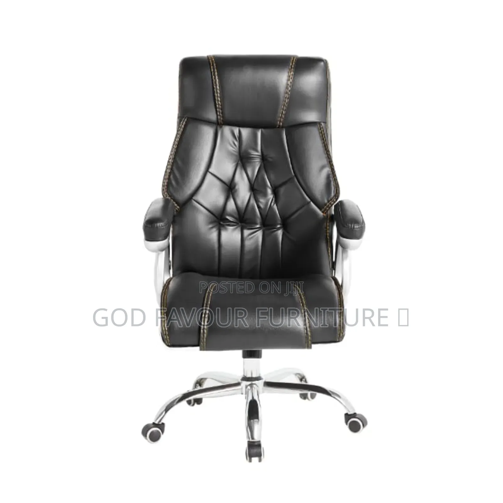 Swivel High Back Ergonomic Leather Executive Office Chair H7