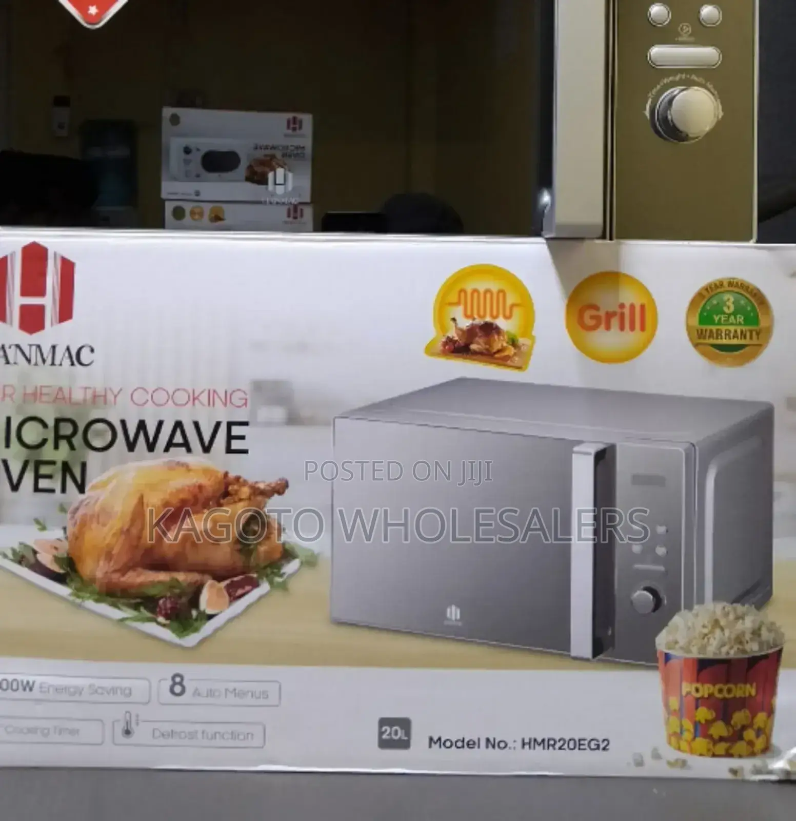 Hanmac 20l Digital Plus Grill Microwave Oven(3yr Warranty)M*