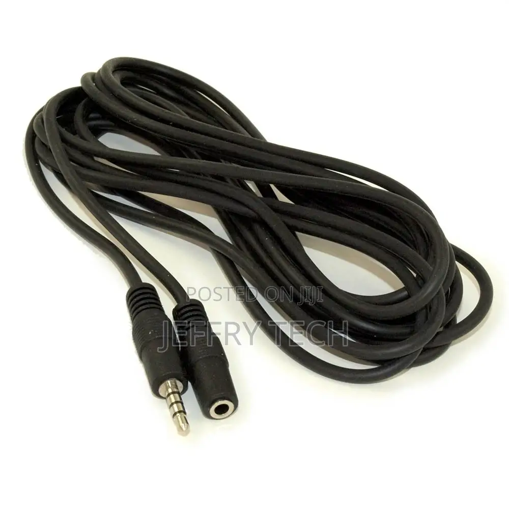 3.5mm 4 Conductor TRRS / 3 + Mic or Video M/F Extension Cabe