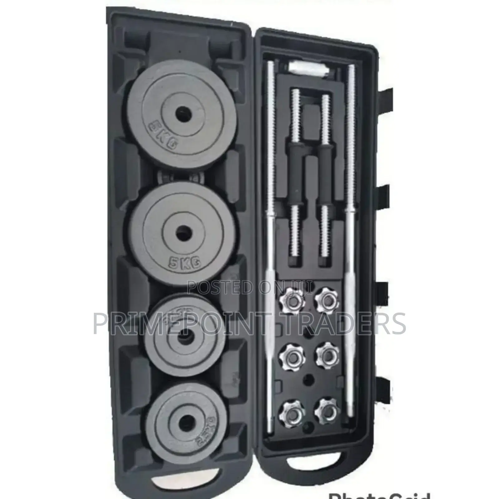 50kg Adjustable Barbell and Dumbbell Set✓