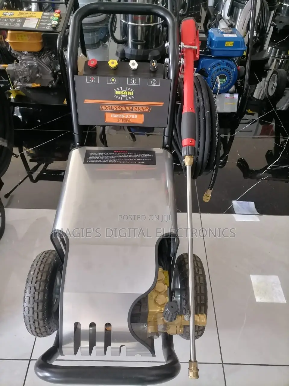 Super Excellent Hisaki 3450psi Electric Pressure Washer