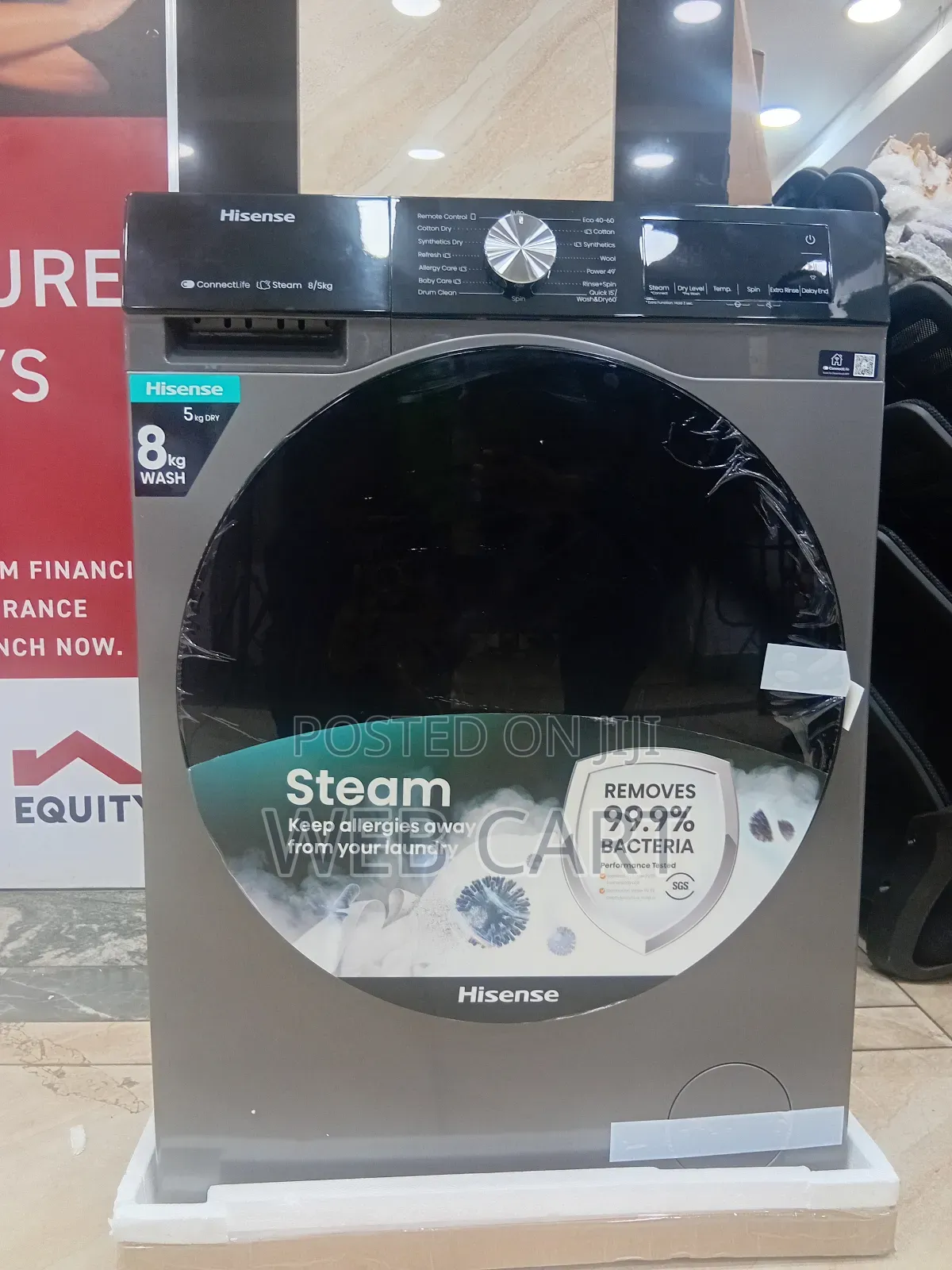 Hisense Front Load 8/5kg Wash and Dry Washing Machine