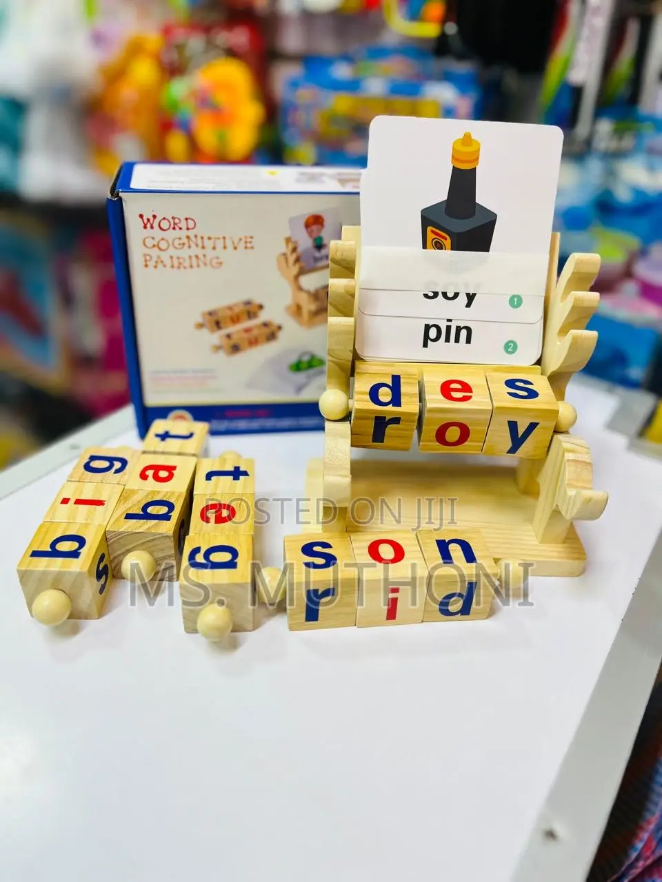  Word-Cognitive Pairing Toy