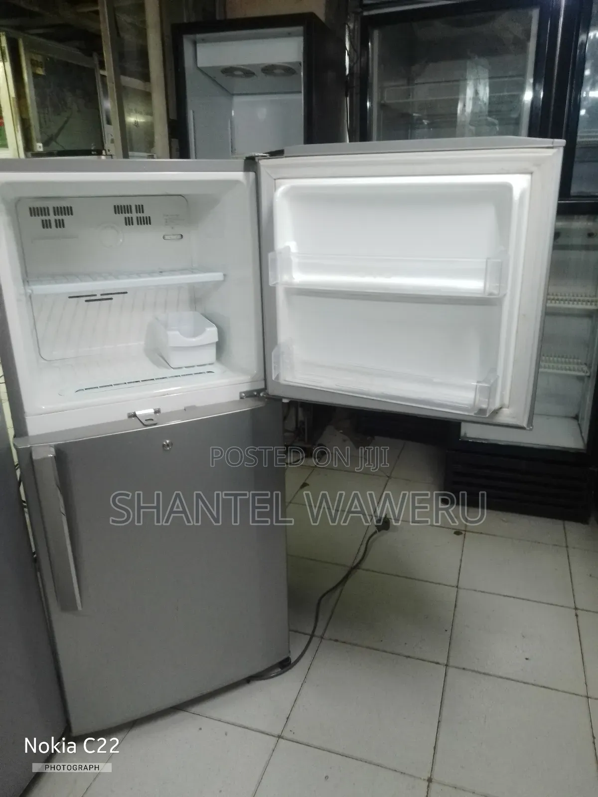 Silver Lg Refrigerator Double Door Fridge