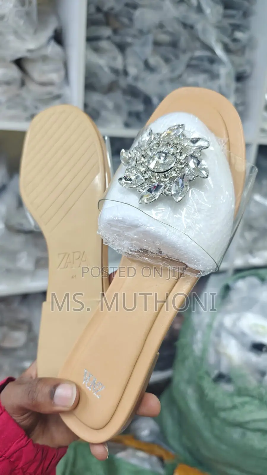 Clear Zara Sandals Size 37 38 39 40 41 42 Available