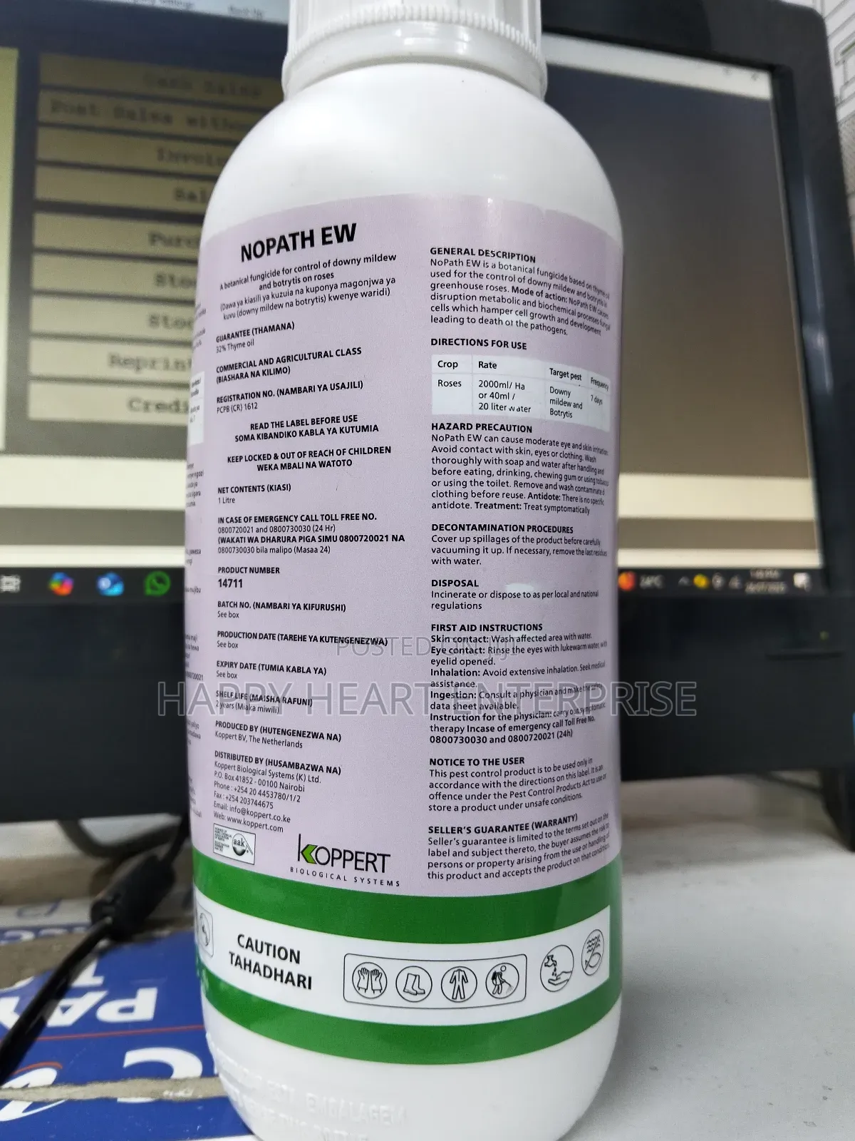Nopath Fungicide (Bio Fungicide)1l