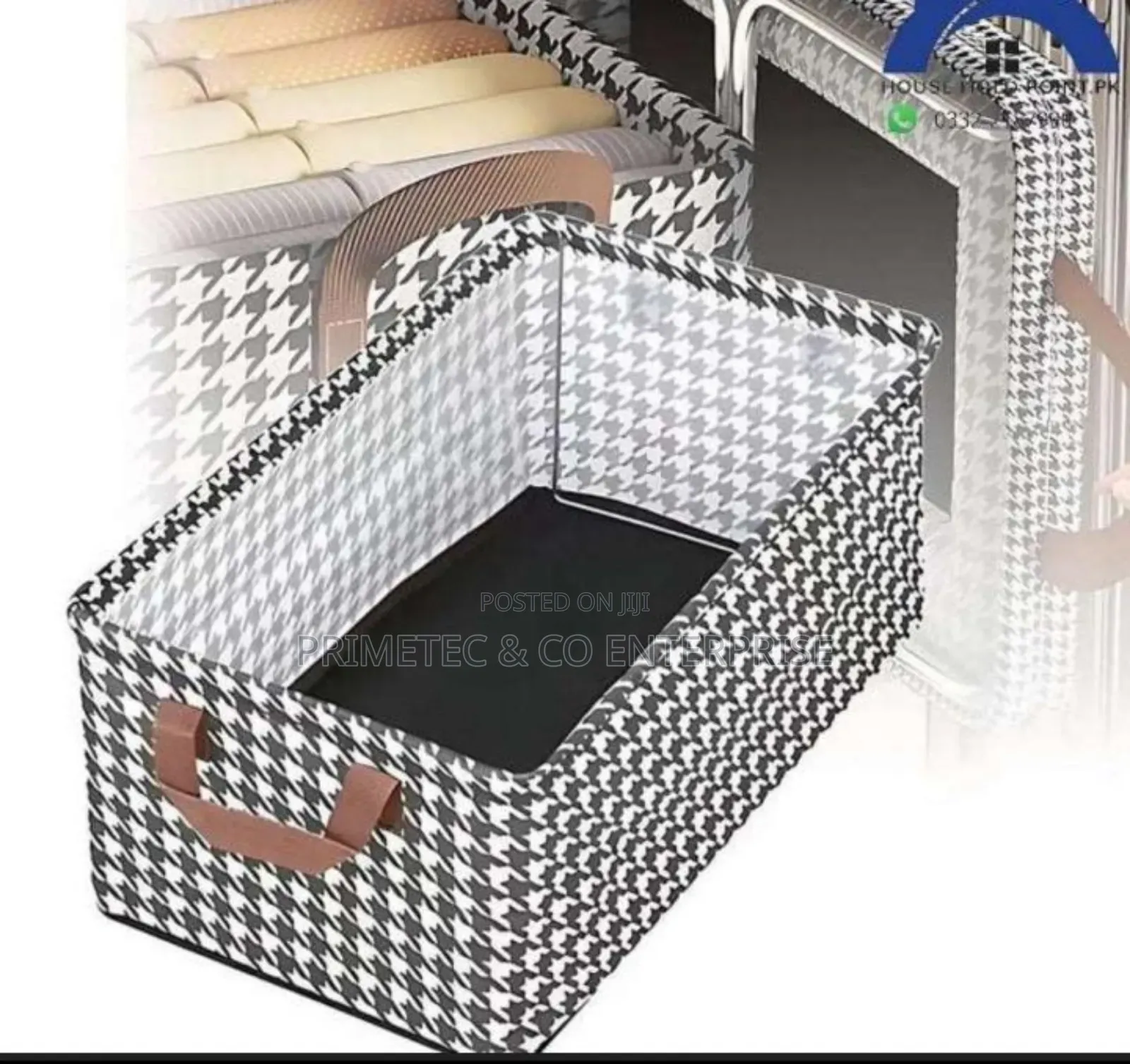 Non-Woven Checked Wardrobe Clothes Organizer