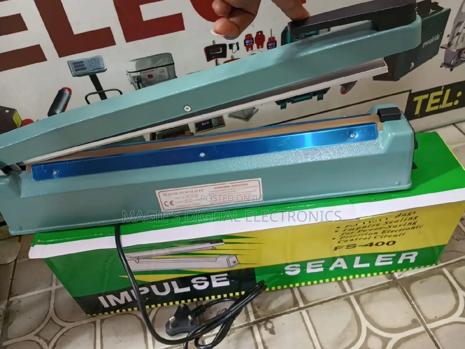 Top Brilliant 400mm Metallic Impulse Sealer