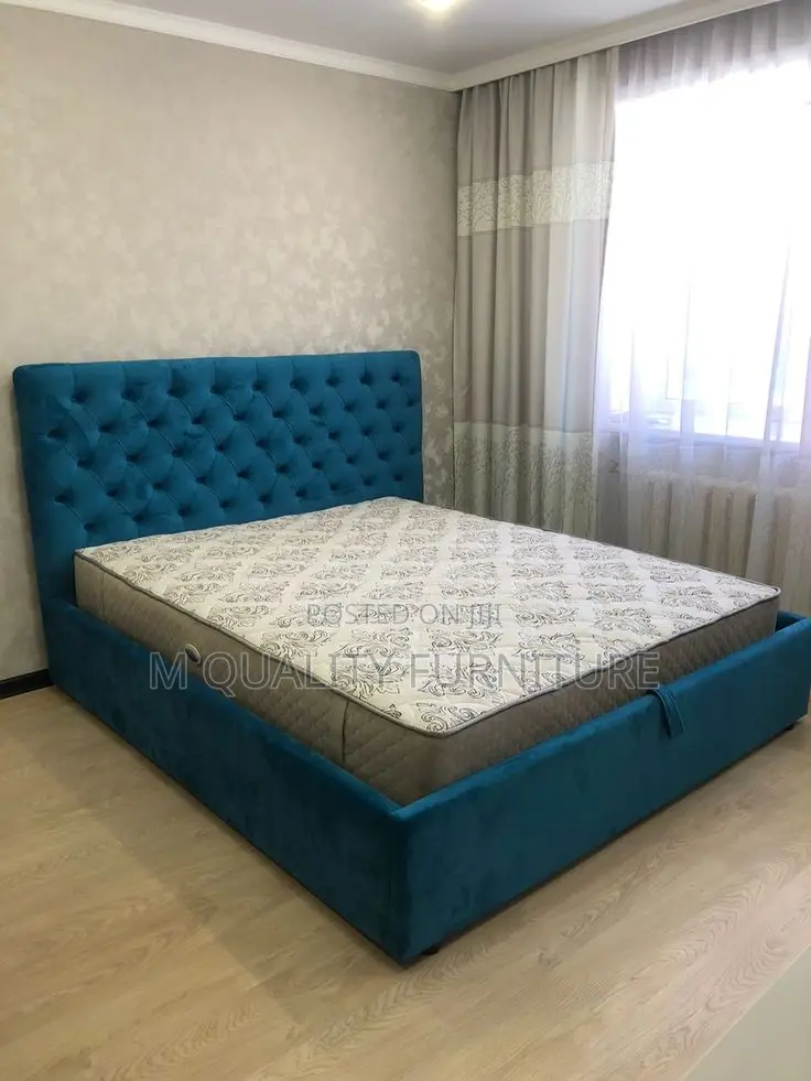 Blue 5 by 6 Chesterfield Bed
