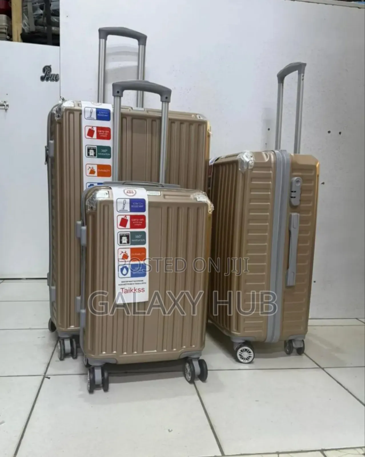 3 in 1 Fibre Laxurious Suitcase Briefcase Travel Bag