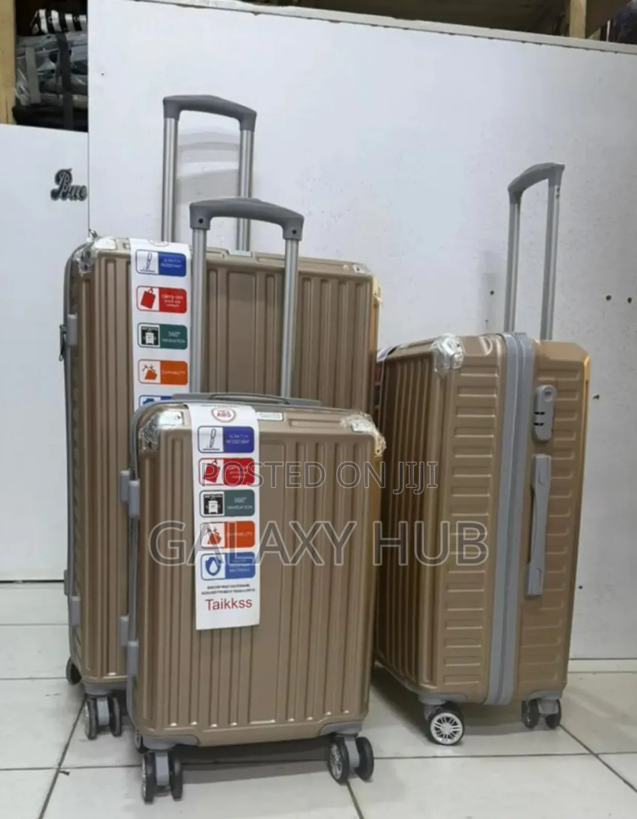 3 in 1 Fibre Laxurious Suitcase Briefcase Travel Bag