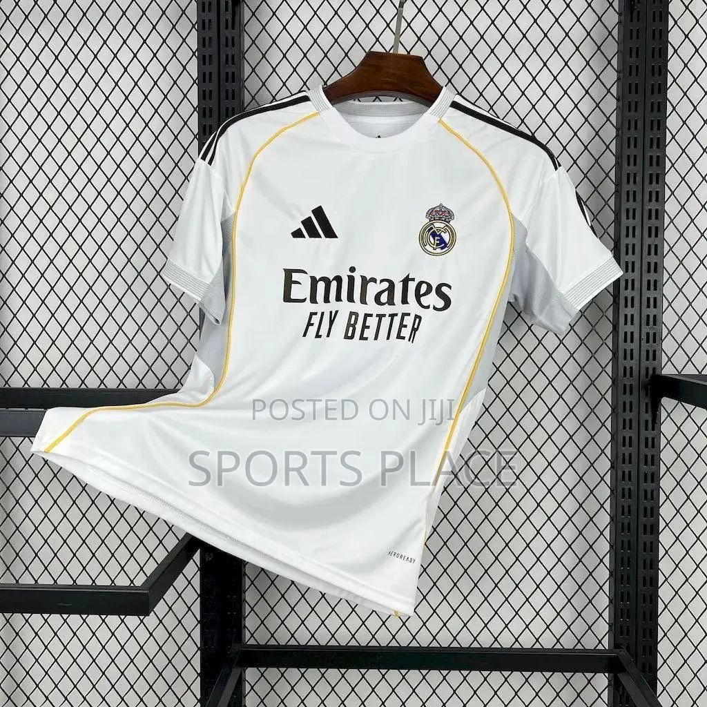 New Real Madrid Home Fan Jersey 2025-26 La Liga Season Kits
