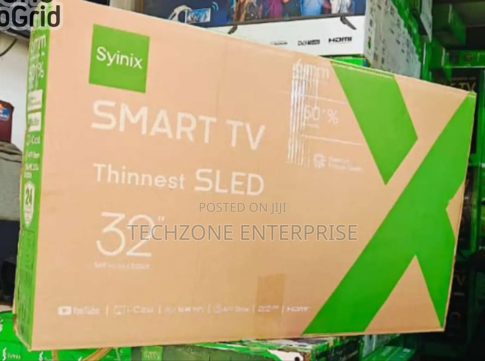Syinix Ultra Slim 32 Smart Tv With Powerful Speaker