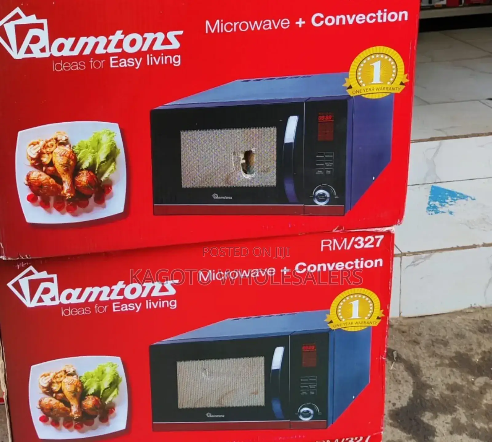 Ramtons Microwave Oven+ Convection* Oven 28litres Rm*327