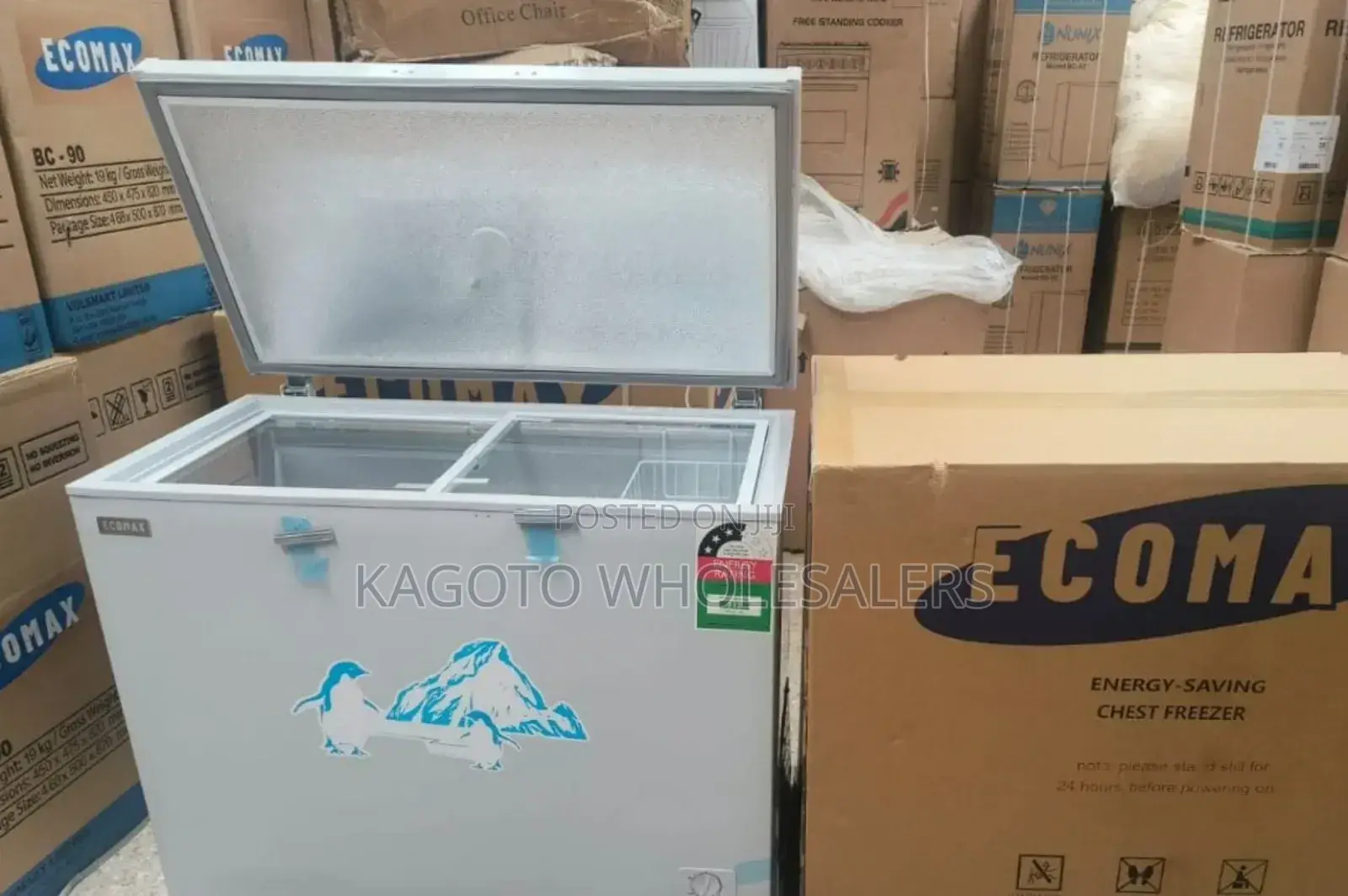 219litres Ecomax Deep Freezer White E*219*Fr