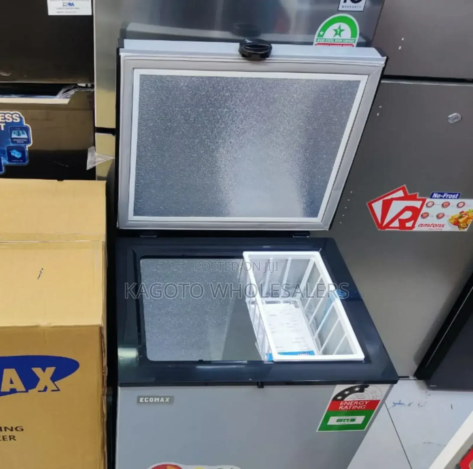 109litres Ecomax Deep Freezer Silver E*109*Fr