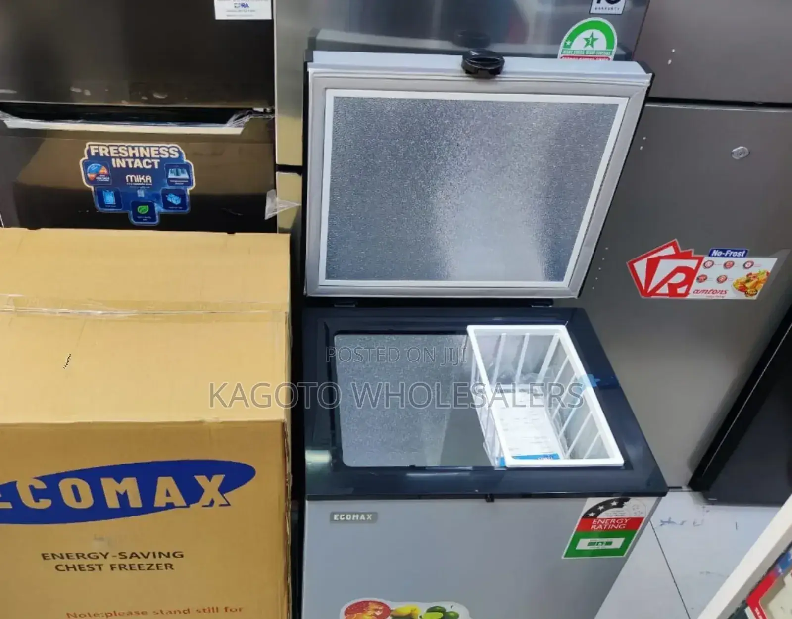 109ltr Ecomax Chest Deep Freezer Silver E*109*Fr