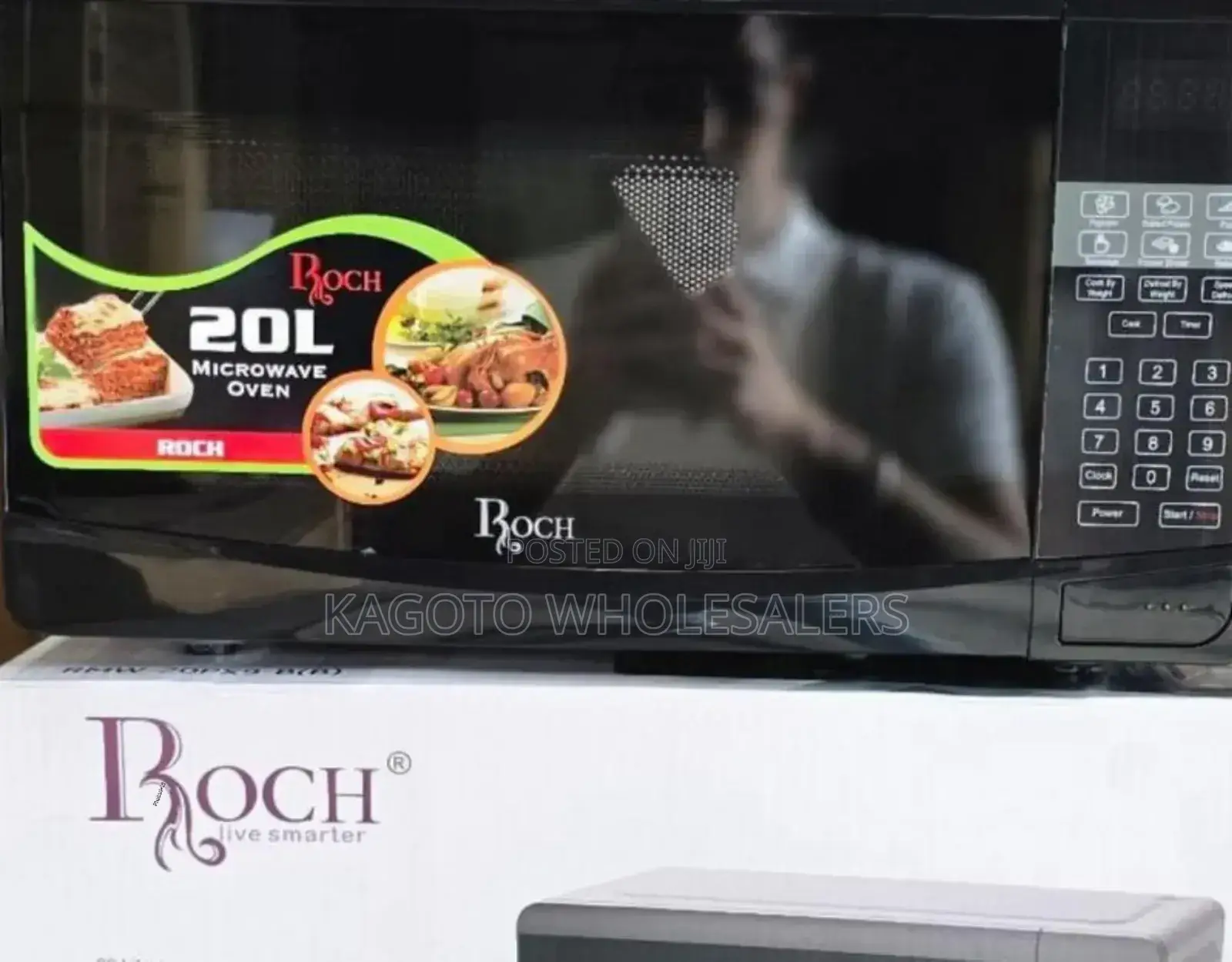 20 Litres Digital Roch Microwave Oven R*/Black*