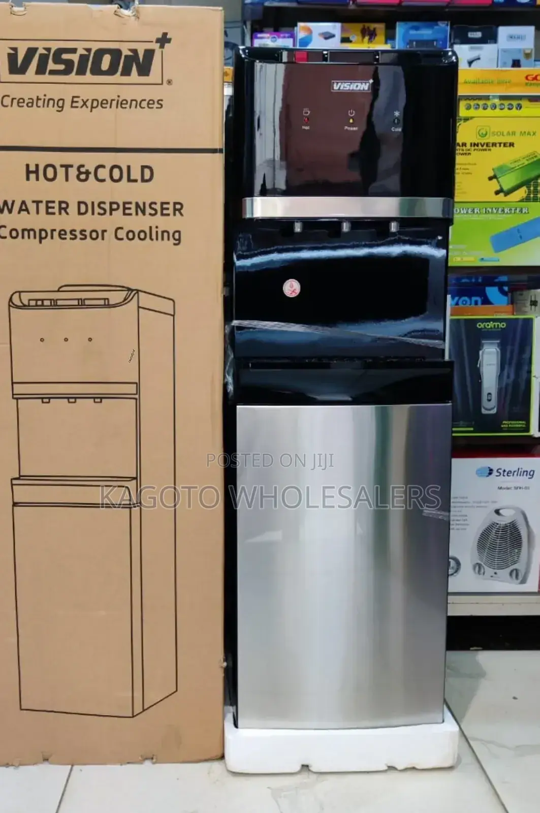 Vision Dispenser Hot, Normal +!Cold (*Compressor Cooling)