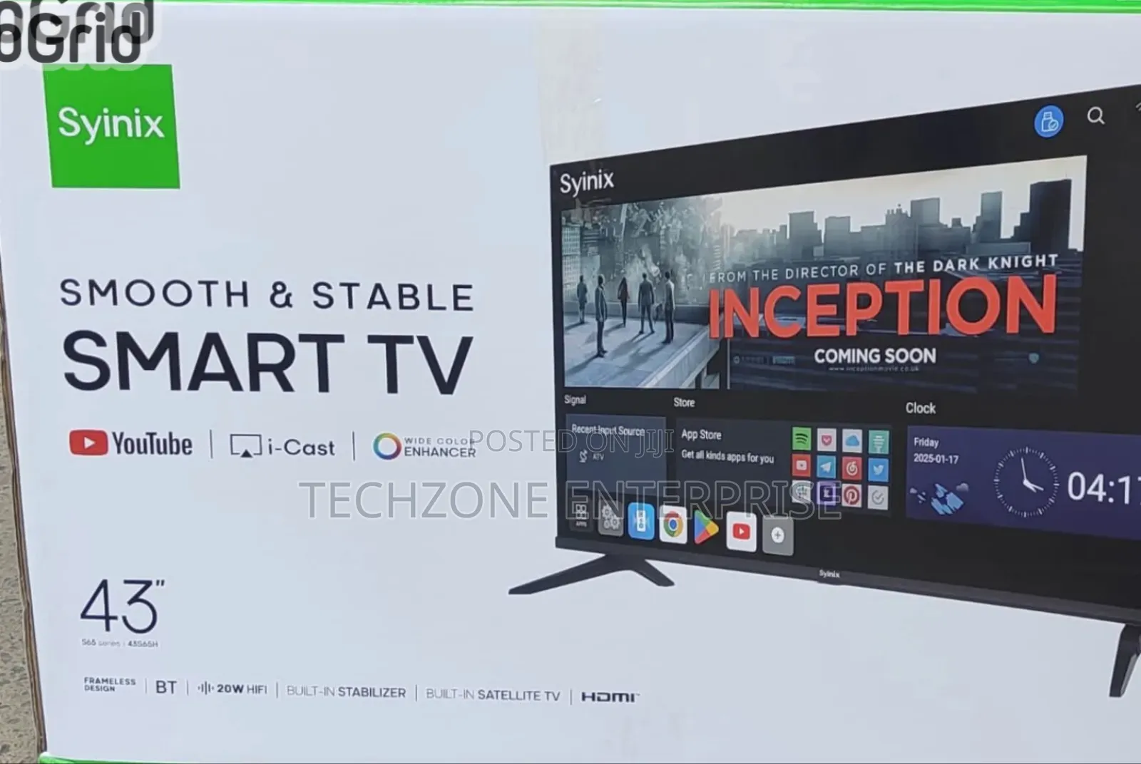 Syinix 43s6h 43 Inch Smart Tv