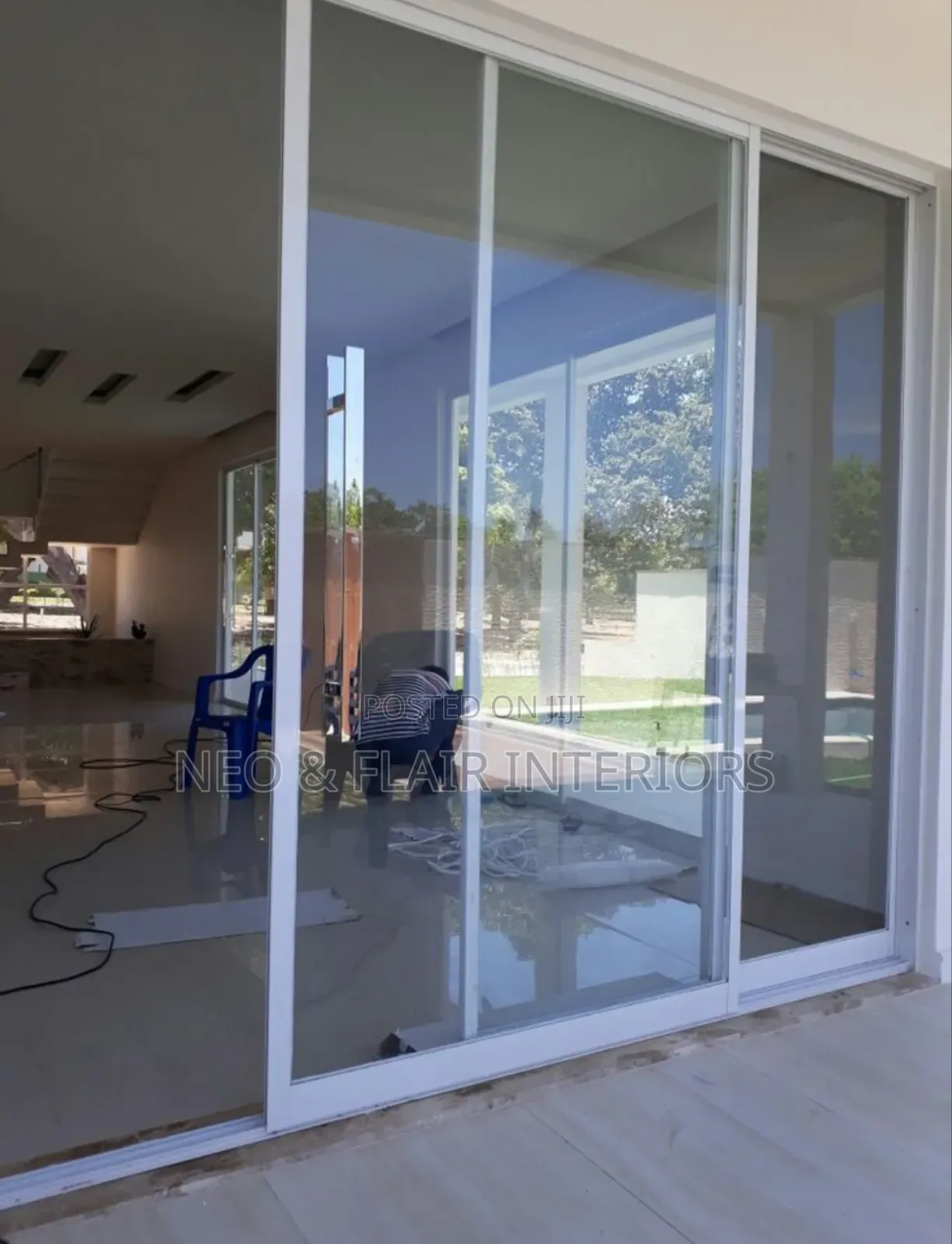 Modern Sliding Aluminum Glass Door