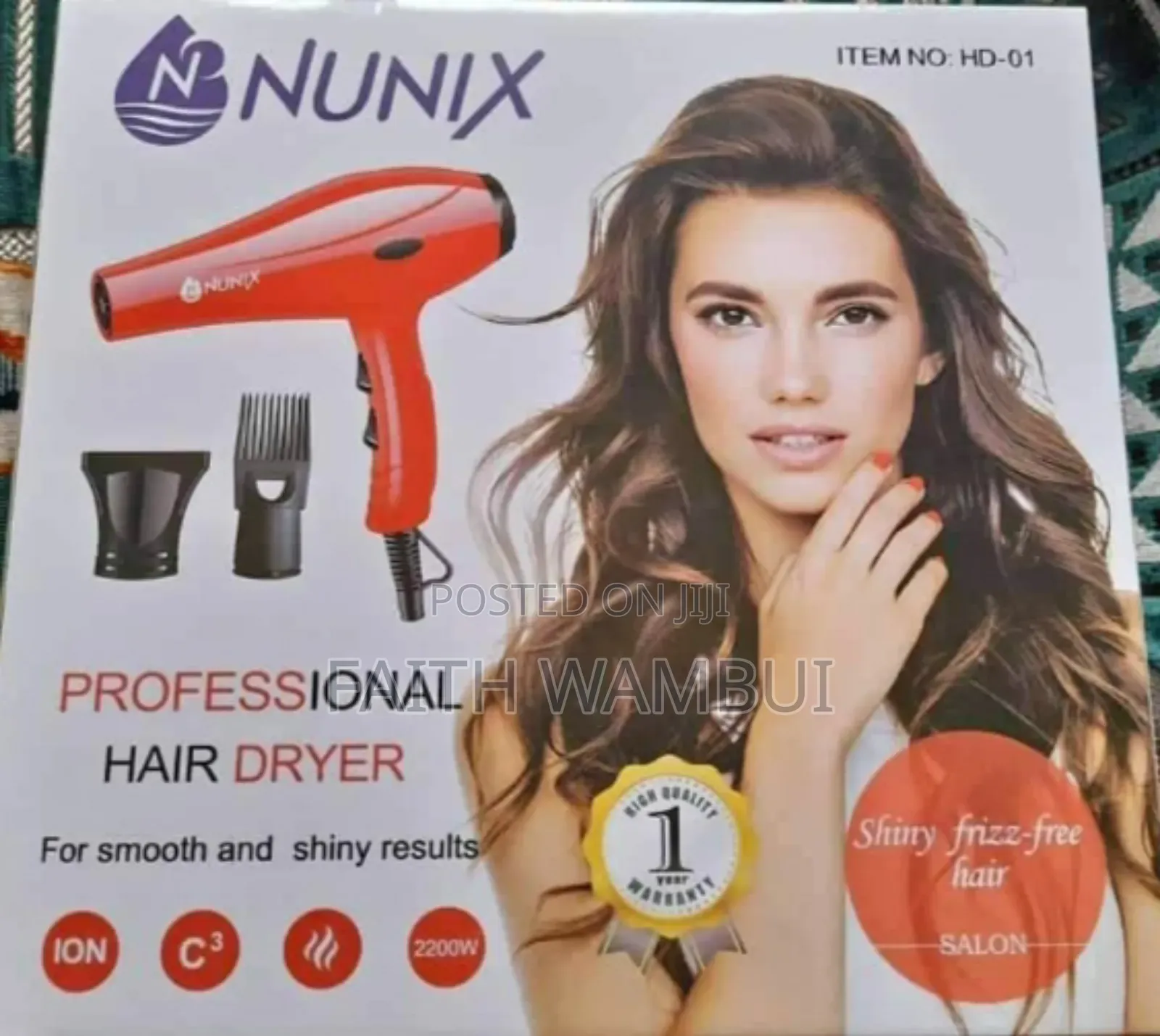 Nunix Professional Hair Dryer/Hair Dryer