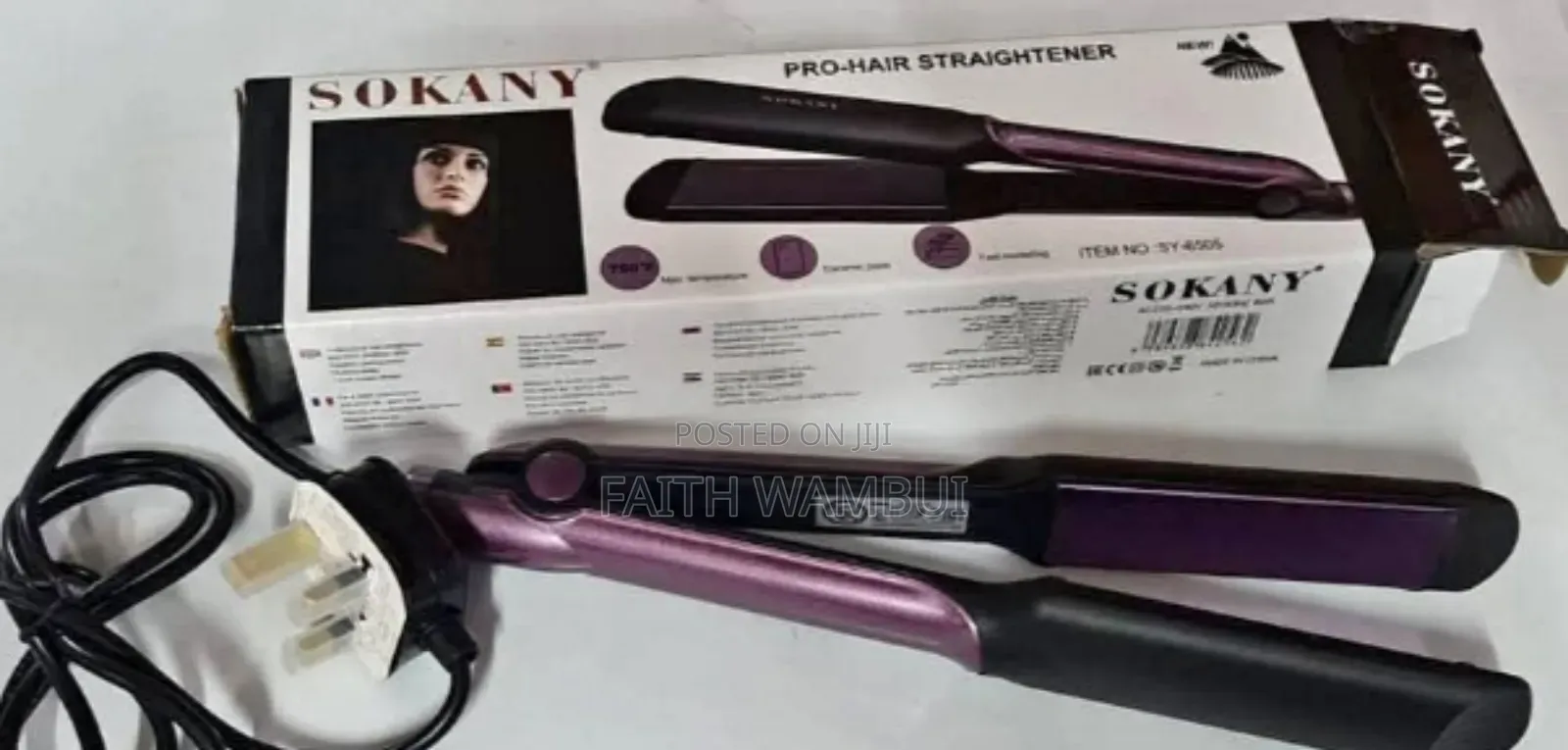 Sokany Professional Hair Straightener/Hair Straightener