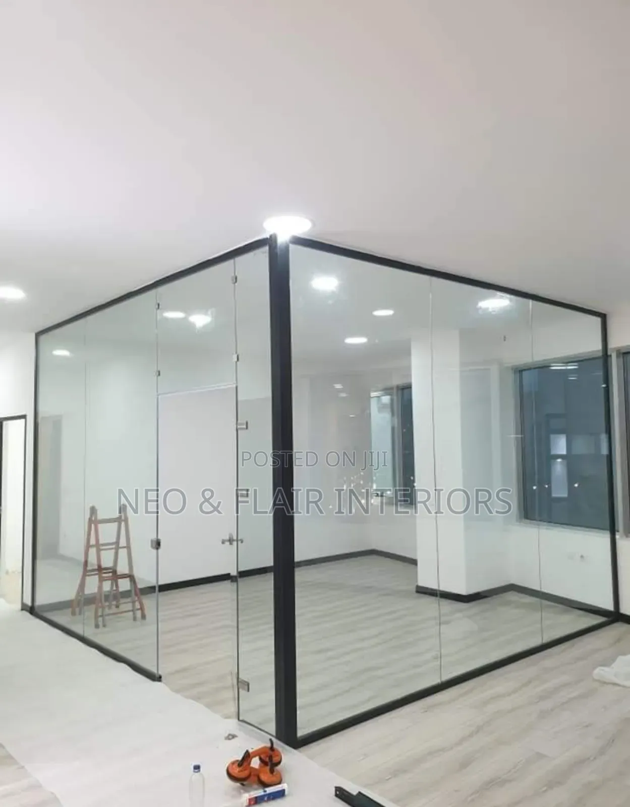 10mm Tampered Glass Office Partitions