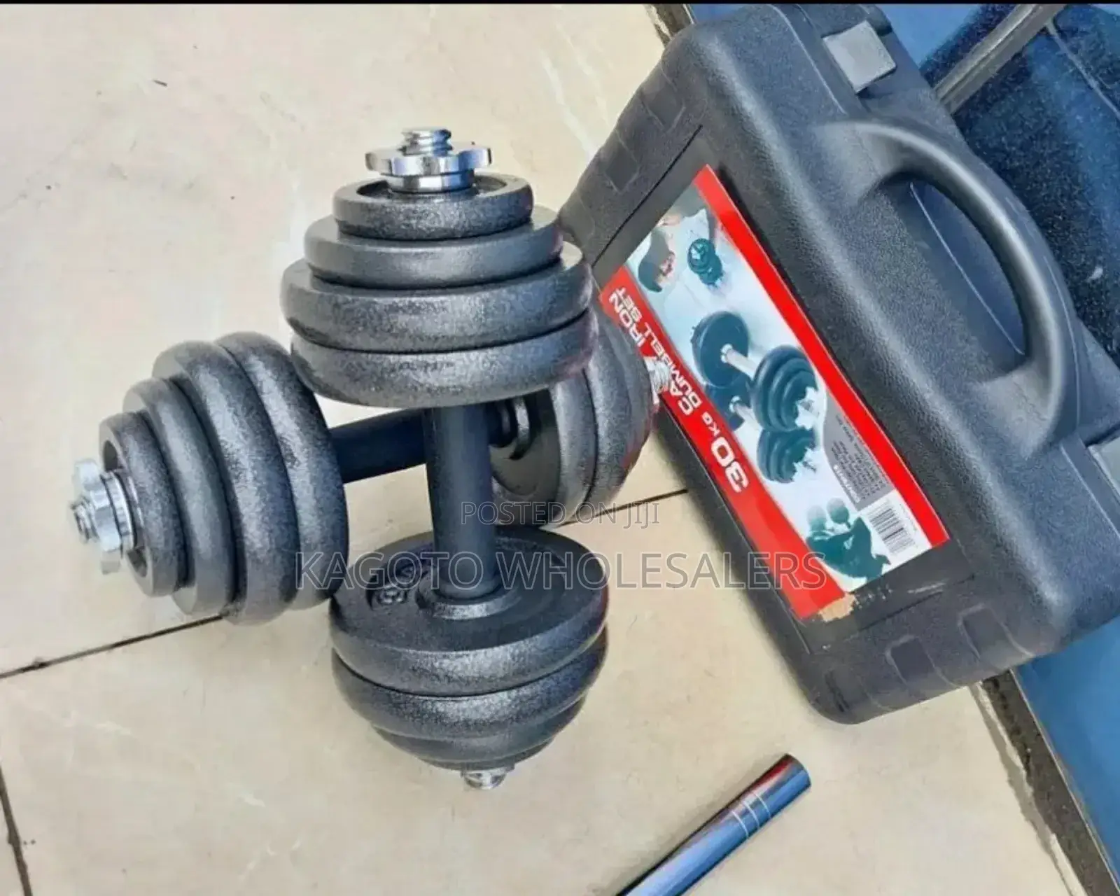 Complete Set Full 30kgs - Chrome 30kgs Dumbells
