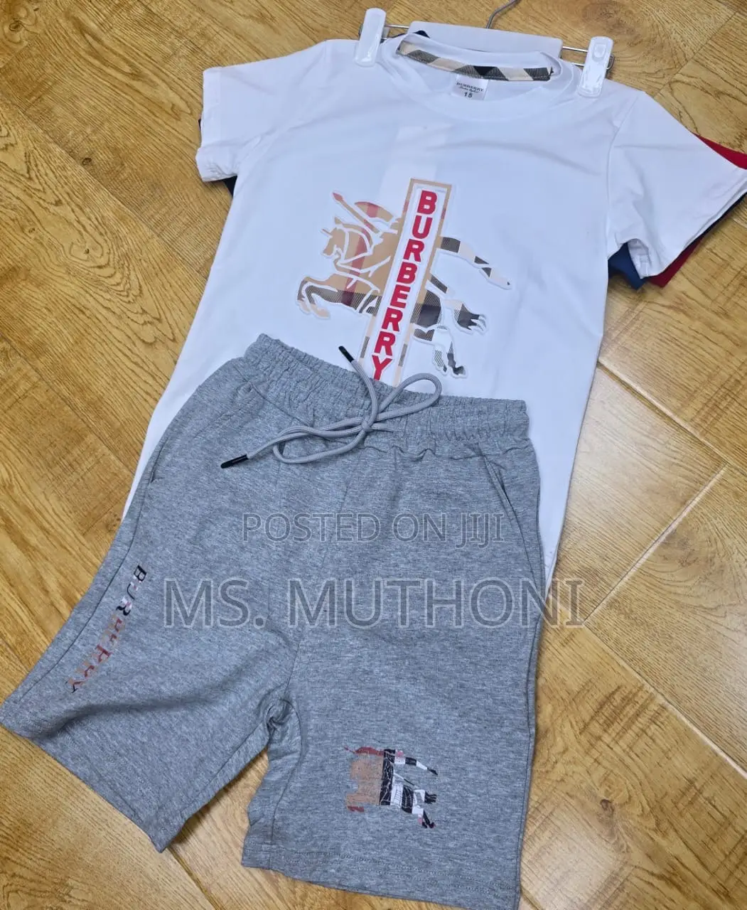 Kids Burberry Turkeywear Shorts Set 1-15 Yrs