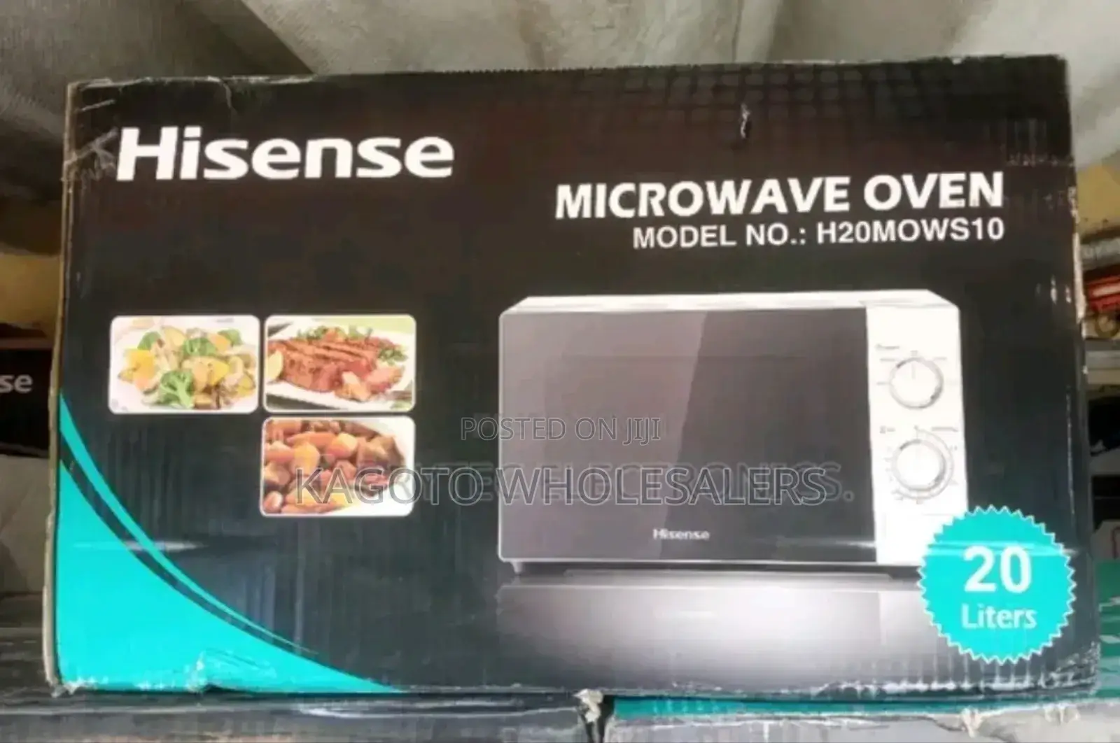 Colour White 20litres- Hisense Analogue Microwave