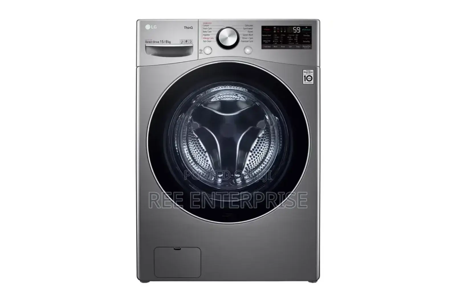 15kg/8 Kg | Front Load Washer/Dryer | Ai DDTM |