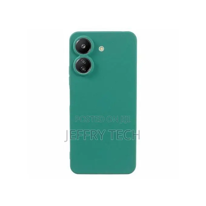 Xiaomi Redmi 13c Silicone Back Cover Case (Green)