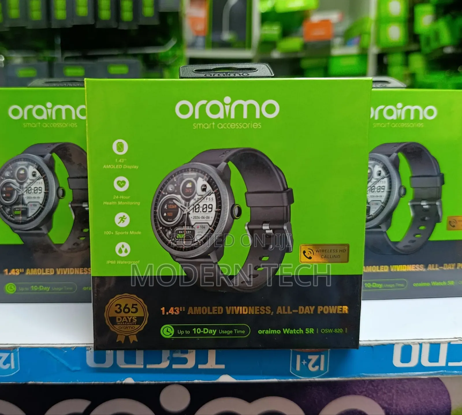 Oraimo Watch 5r 1.43'' Amoled Screen Smart Watch