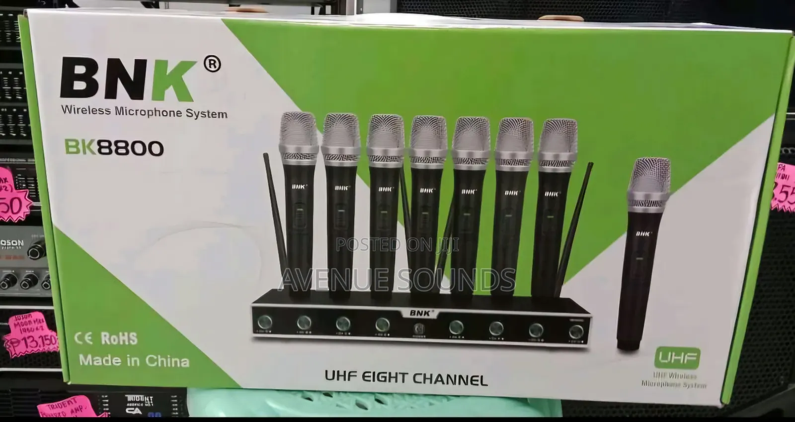 BNK Bk8800 8in1 Wireless Microphones