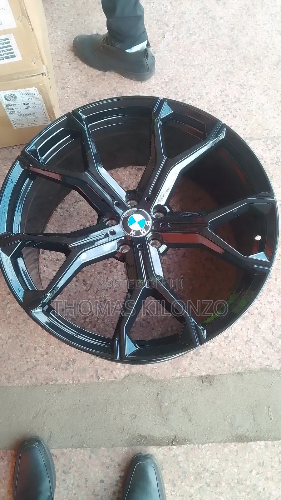 Size 22 BMW Sports Rims Matt Black