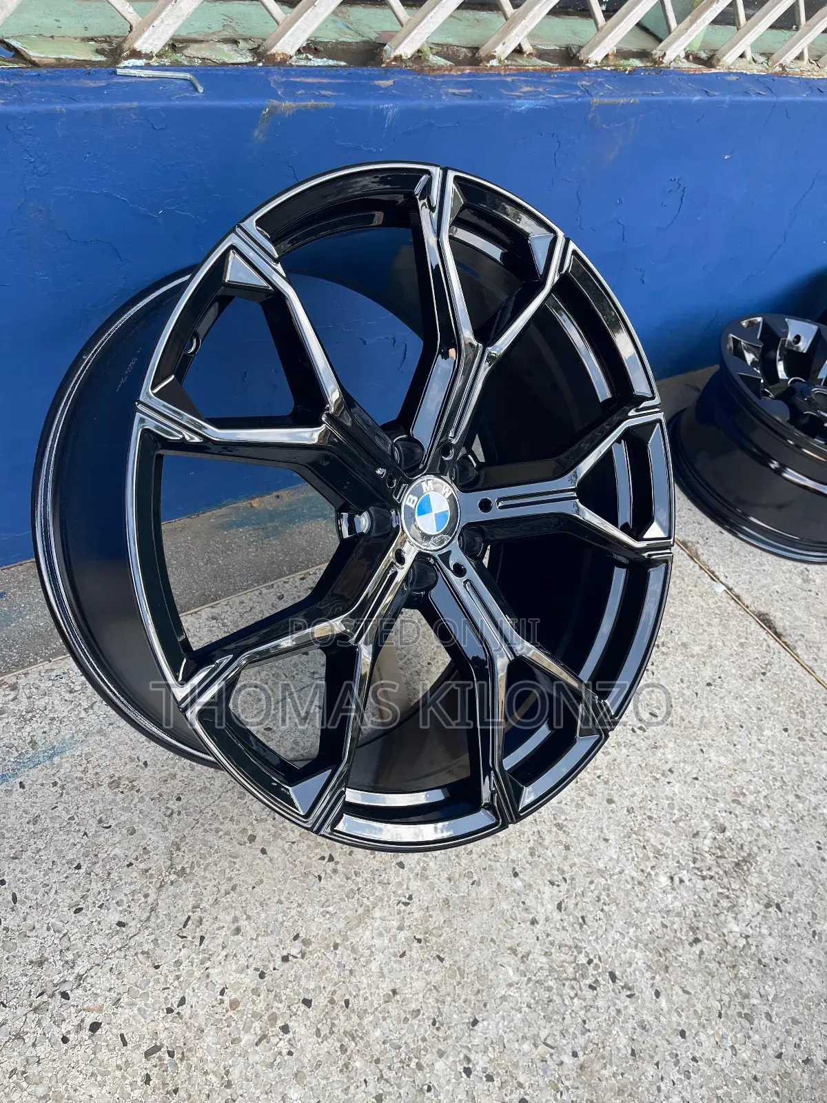 Size 22 BMW Sports Rims Matt Black
