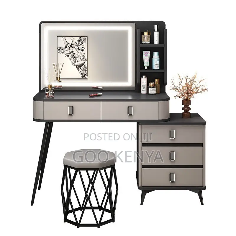 Dressing Desk ; Black Vanity Makeup Dressing Table