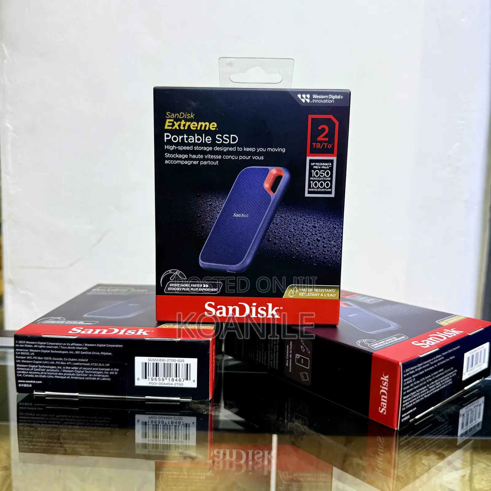 Sandisk 2tb Extreme Portable Ssd (1050 Mbps)