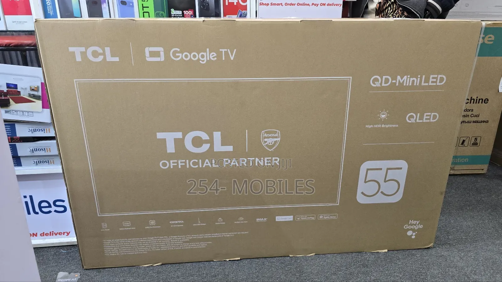 TCL 55-Inch 55c69b 144hz Premium Qled Google Tv