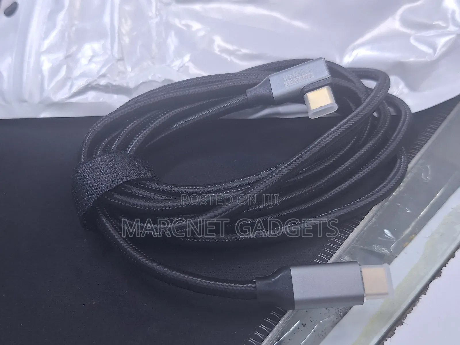 Right Angled Usb Type C Cabl3 10gbps Usb 3.2 Length 2 Meter