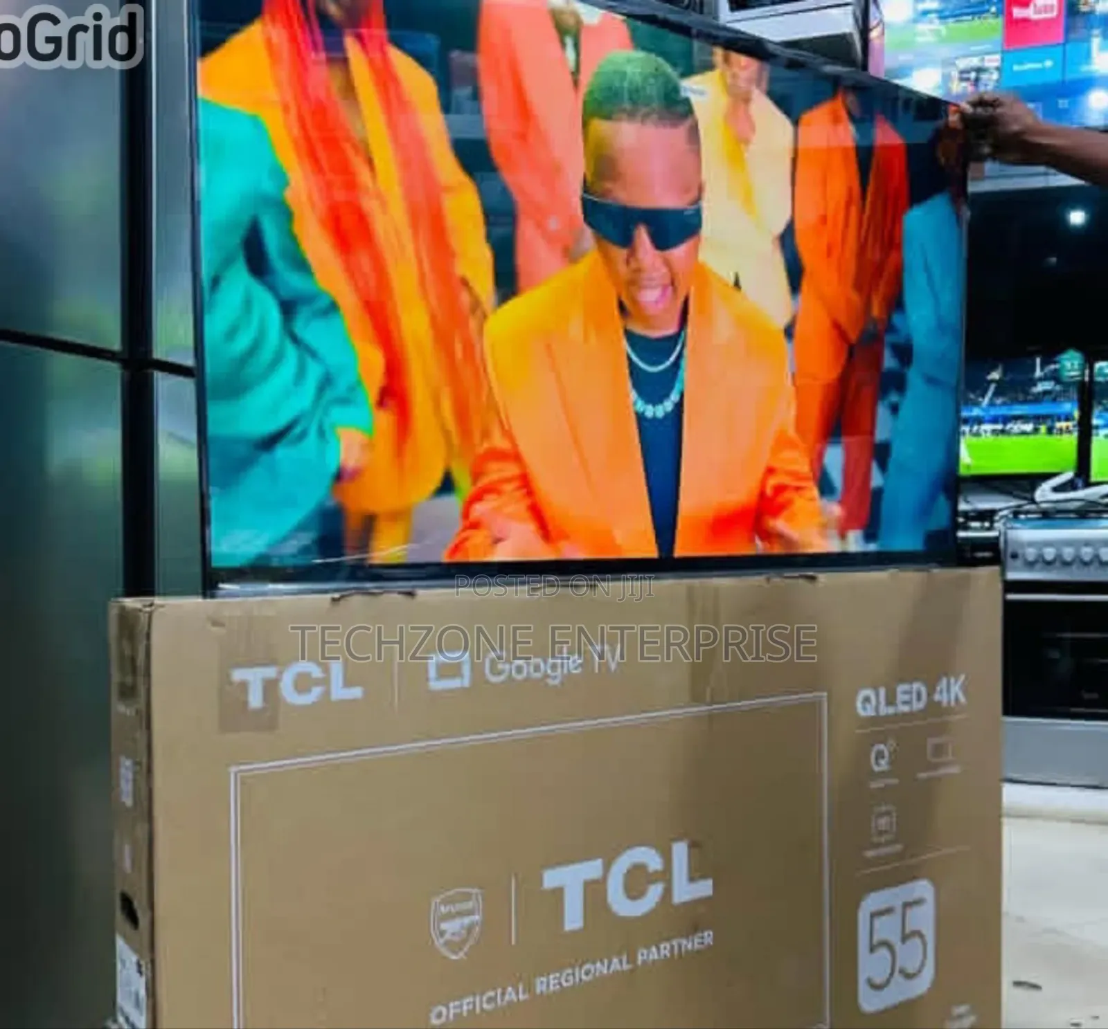 TCL 55′′ 55t6c Qled Smart Slim Tv (New Model 2025) 