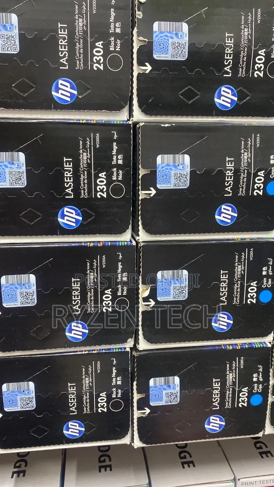 Hp 230a Black Original Laserjet Toner Cartridge (W2300a)