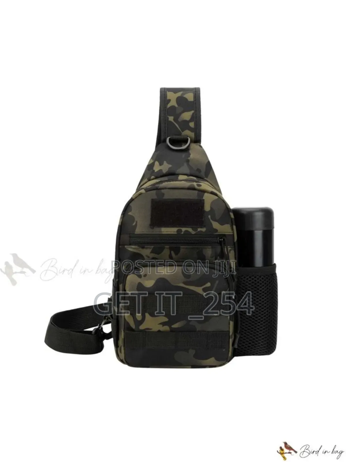 *Tactical Millitary Chest Back With Water Bottle Holder*