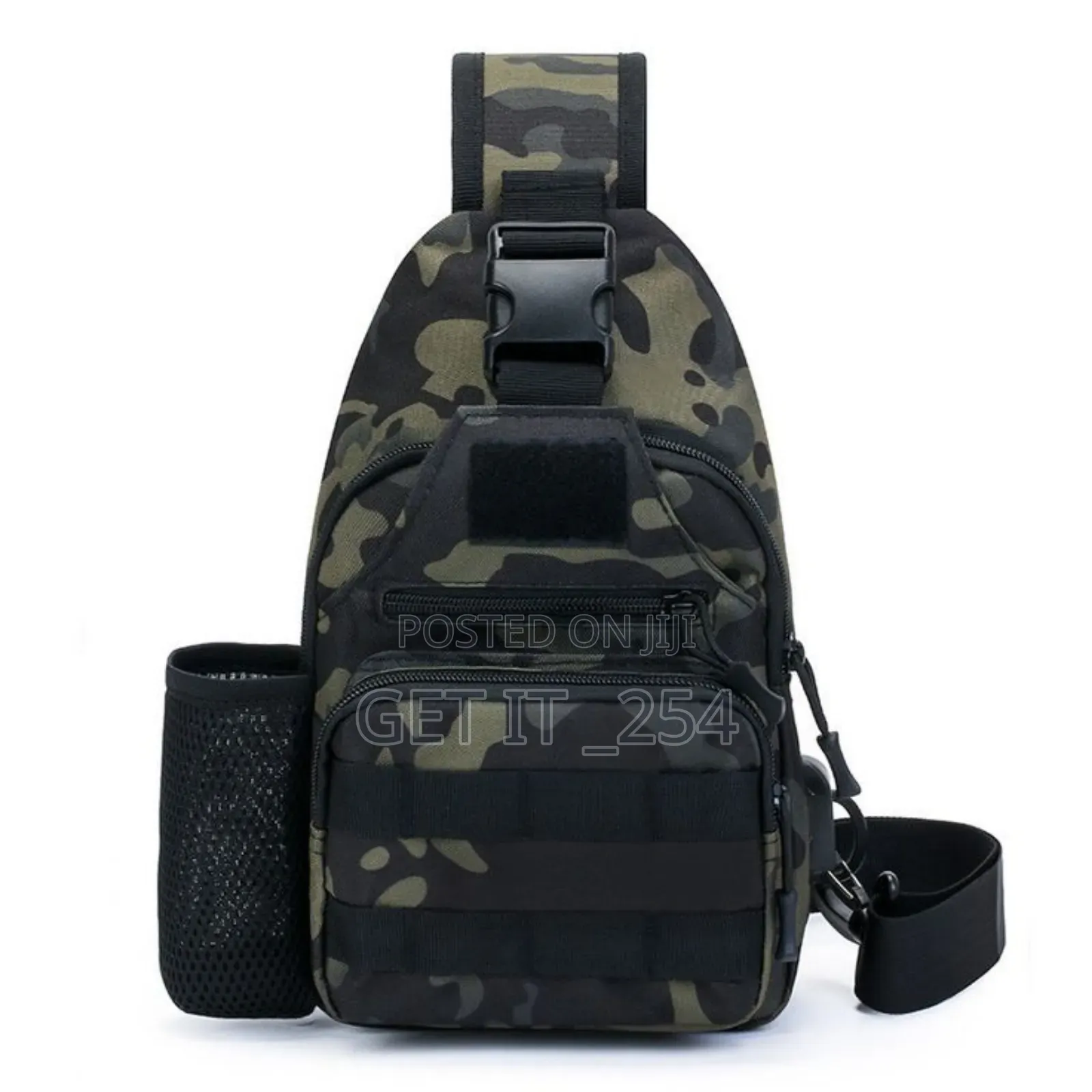 *Tactical Millitary Chest Back With Water Bottle Holder*