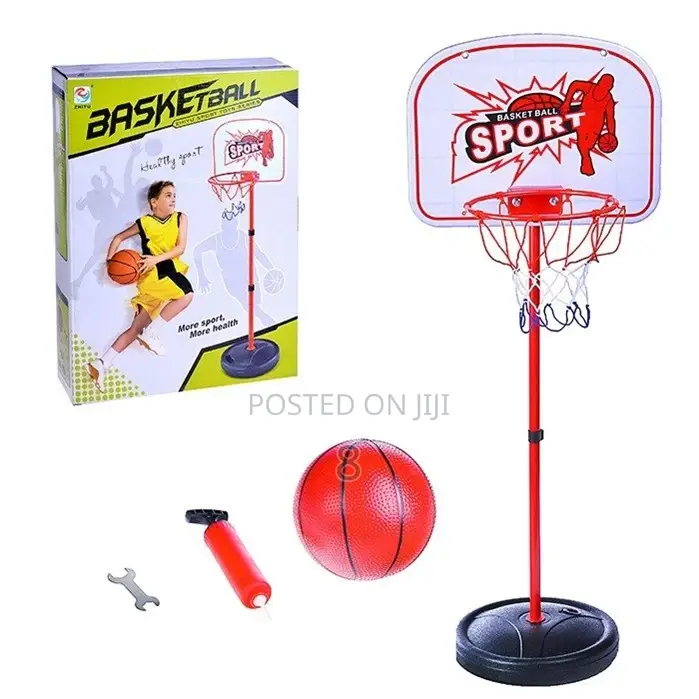 Kids’ Basketball Game Set With Stand and Accessories